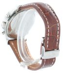 3 Abbildung zum Produkt Breitling Transocean Chronograph weiss Lederband braun