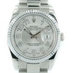 Product:Rolex Oyster Perpetual Datejust pearlsilber mit stahl Armband
