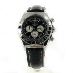 1 Abbildung zum Produkt Breitling Chronomat B01 stahl - schwarz mit Leder schwarz