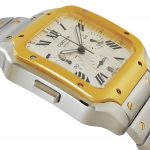 5 Abbildung zum Produkt Cartier Santos de Cartier Chronograph Edelstahl/Gelbgold