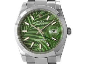 Rolex Datejust 36mm 2022 Palm Green